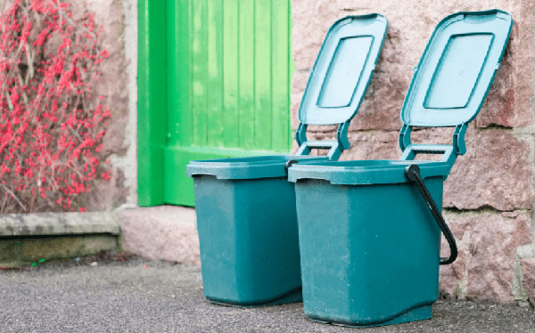 Food waste recycling bins