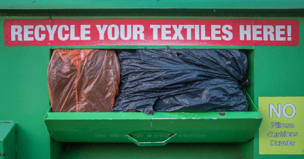 Textile recycling bank