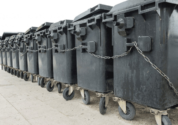Keep track of your bins with asset tracking